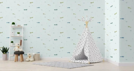 Gray Embossed Wallpaper – Dreamy Sky (8907-2)